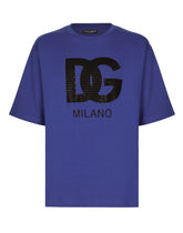 Cotton T-shirt with DG Milano print -  | Dolce & Gabbana