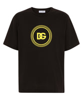 COTTON T-SHIRT WITH DG LOGO PRINT -  | Dolce &amp; Gabbana