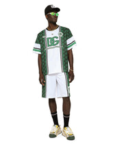 Technical jersey T-shirt with logo print -  | Dolce & Gabbana