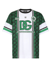 Technical jersey T-shirt with logo print -  | Dolce & Gabbana