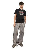 Milano-print cotton T-shirt with DG logo -  | Dolce & Gabbana
