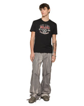 Milano-print cotton T-shirt with DG logo -  | Dolce & Gabbana