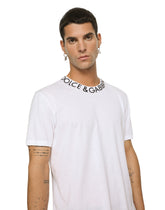 Round-neck T-shirt with Dolce&amp;Gabbana print -  | Dolce &amp; Gabbana