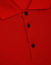 Cotton piqué polo-shirt with branded tag -  | Dolce &amp; Gabbana