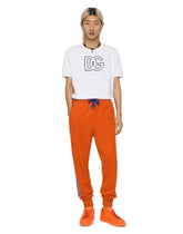 Cotton T-shirt with DG patch -  | Dolce & Gabbana