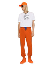 Cotton T-shirt with DG patch -  | Dolce & Gabbana