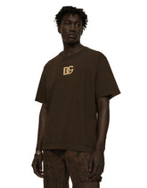 DG logo print cotton T-shirt -  | Dolce & Gabbana