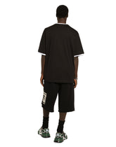 Short-sleeved banana-tree-print T-shirt -  | Dolce & Gabbana