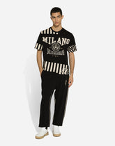 Printed cotton T-shirt with Dolce&Gabbana logo -  | Dolce & Gabbana