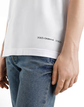 Cotton T-shirt with logo -  | Dolce &amp; Gabbana