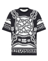 Short-sleeved Marina-print T-shirt -  | Dolce & Gabbana