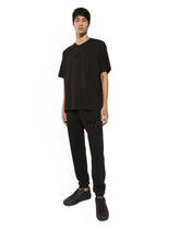Cotton T-shirt with rhinestone-detailed DG patch -  | Dolce & Gabbana