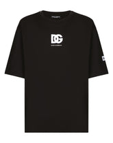 Short-sleeved T-shirt with DG logo patch -  | Dolce &amp; Gabbana