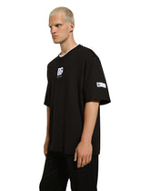 Short-sleeved T-shirt with DG logo patch -  | Dolce &amp; Gabbana