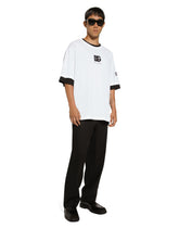 Short-sleeved T-shirt with DG logo patch -  | Dolce &amp; Gabbana