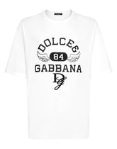 Cotton round-neck T-shirt with Dolce&amp;Gabbana logo -  | Dolce &amp; Gabbana