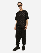 Round-neck T-shirt with DG Monogram print -  | Dolce &amp; Gabbana
