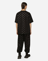 Round-neck T-shirt with DG Monogram print -  | Dolce &amp; Gabbana