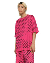 Cotton round-neck T-shirt with DG heart print -  | Dolce & Gabbana