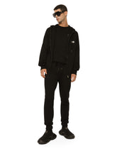Cotton T-shirt with branded tag -  | Dolce &amp; Gabbana