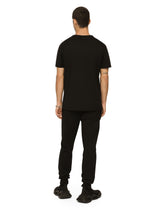 Cotton T-shirt with branded tag -  | Dolce &amp; Gabbana