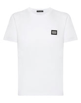 Cotton T-shirt with branded tag -  | Dolce &amp; Gabbana