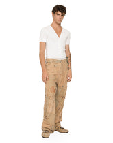 Fine-rib cotton granddad-neck T-shirt -  | Dolce & Gabbana