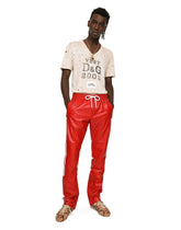 Cotton V-neck T-shirt with print -  | Dolce & Gabbana