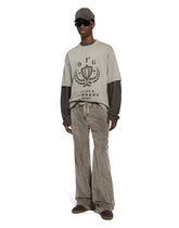 Cotton T-shirt with logo print -  | Dolce &amp; Gabbana