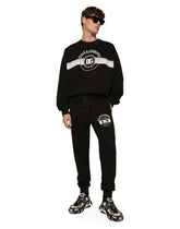 Cotton T-shirt with DG Milano logo embroidery -  | Dolce &amp; Gabbana