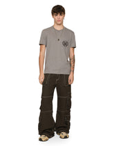 Cotton T-shirt with DG Milano logo embroidery -  | Dolce &amp; Gabbana