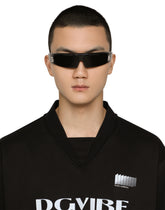 Printed triacetate T-shirt with DGVIB3 embroidery -  | Dolce &amp; Gabbana