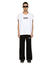 Cotton jersey singlet with DGVIB3 print and logo -  | Dolce &amp; Gabbana