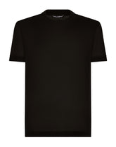 Short-sleeved silk T-shirt -  | Dolce &amp; Gabbana