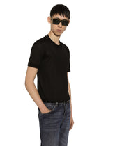 Short-sleeved silk T-shirt -  | Dolce &amp; Gabbana