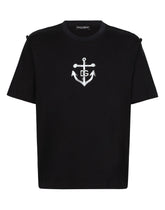 Short-sleeved Marina-print T-shirt -  | Dolce & Gabbana