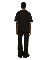 Short-sleeved banana-tree-print T-shirt -  | Dolce & Gabbana
