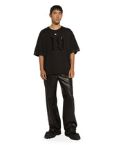 Short-sleeved T-shirt with sequin embellishment -  | Dolce & Gabbana