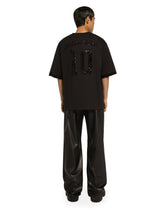 Short-sleeved T-shirt with sequin embellishment -  | Dolce & Gabbana