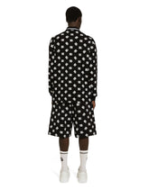 Long-sleeved cotton polo-shirt with DG Monogram -  | Dolce & Gabbana