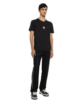 Short-sleeved cotton T-shirt with Marina print -  | Dolce & Gabbana