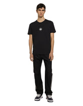 Short-sleeved cotton T-shirt with Marina print -  | Dolce & Gabbana