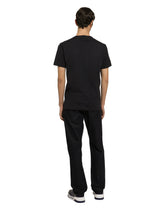 Short-sleeved cotton T-shirt with Marina print -  | Dolce & Gabbana