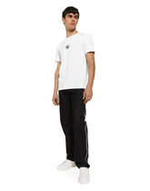 Short-sleeved cotton T-shirt with Marina print -  | Dolce & Gabbana