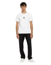 Short-sleeved cotton T-shirt with Marina print -  | Dolce & Gabbana