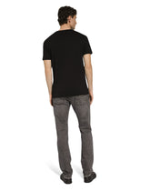 Short-sleeved cotton T-shirt with DG print -  | Dolce &amp; Gabbana