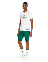 Cotton T-shirt with logo print -  | Dolce &amp; Gabbana