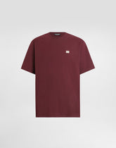 Cotton T-shirt with tag -  | Dolce &amp; Gabbana