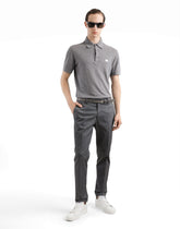 Cotton polo-shirt with logo tag -  | Dolce &amp; Gabbana