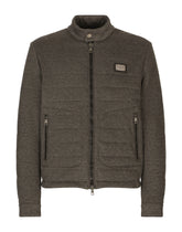 Stretch jersey jacket with branded tag -  | Dolce &amp; Gabbana